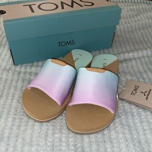 TOMS Orchid Jade Ombré Carly Sandals